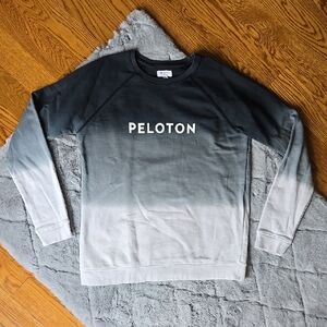 Peloton Grey/White Ombre Sweatshirt, Womens Medium, Great Condition